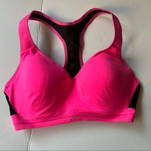Victorias Secret VSX Sport Pink Racerback Under Wire Sports Bra 36D